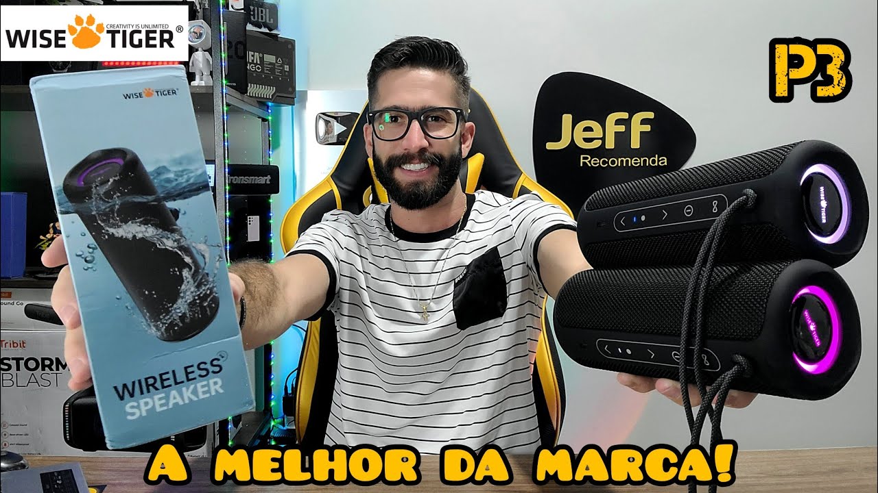 WISE TIGER P3 30W IPX7: A Caixa de Som MATADORA de JBL FLIP 6 e Bem mais BARATA! (Análise Completa)