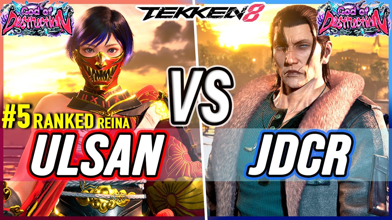 T8 🔥 Ulsan (#5 Ranked Reina) vs JDCR (Dragunov) 🔥 Tekken 8 High Level Gameplay
