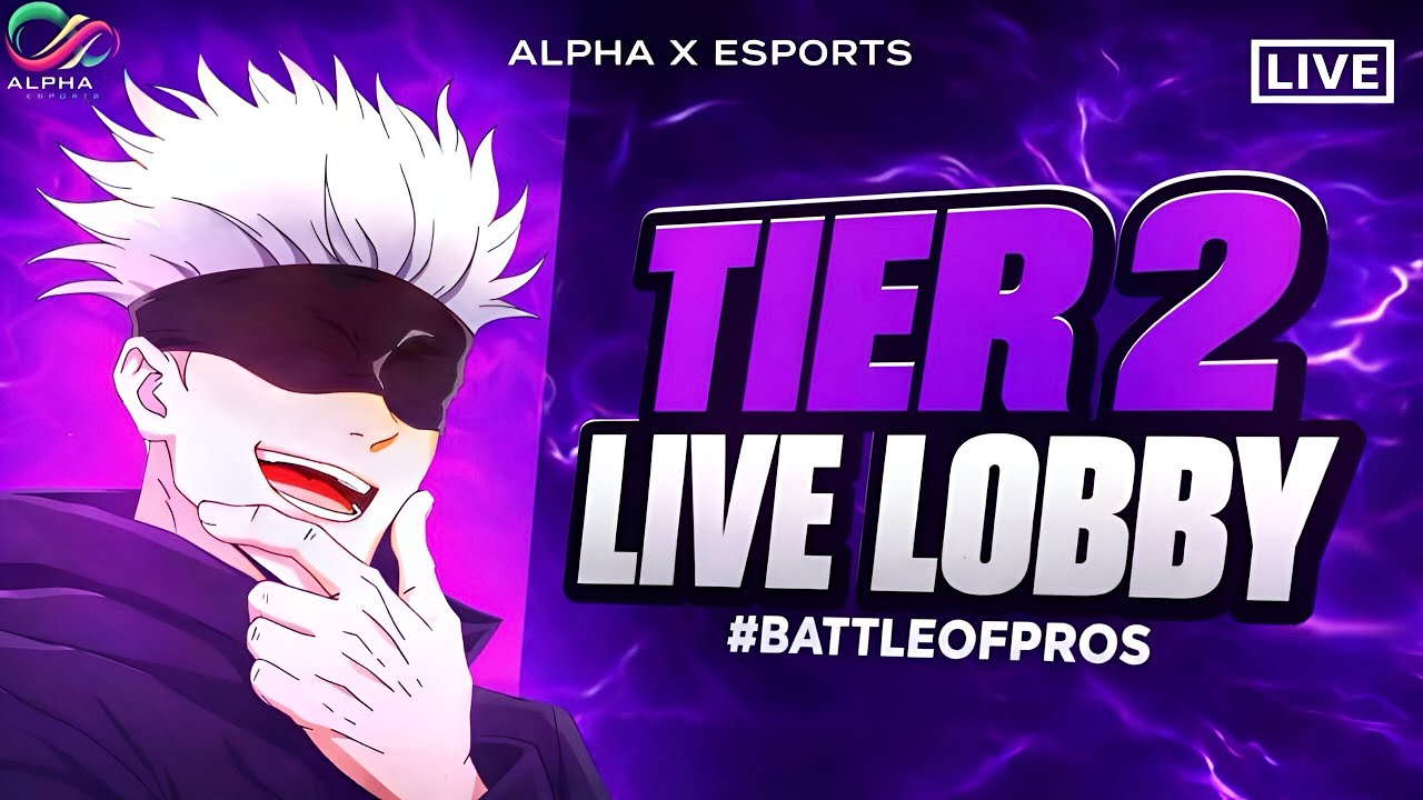 FREE FIRE - TIER 2 PAID SCRIMS || 6 PM PAID LOBBY || ALPHA X ESPORTS || #freefiremax #t2paid