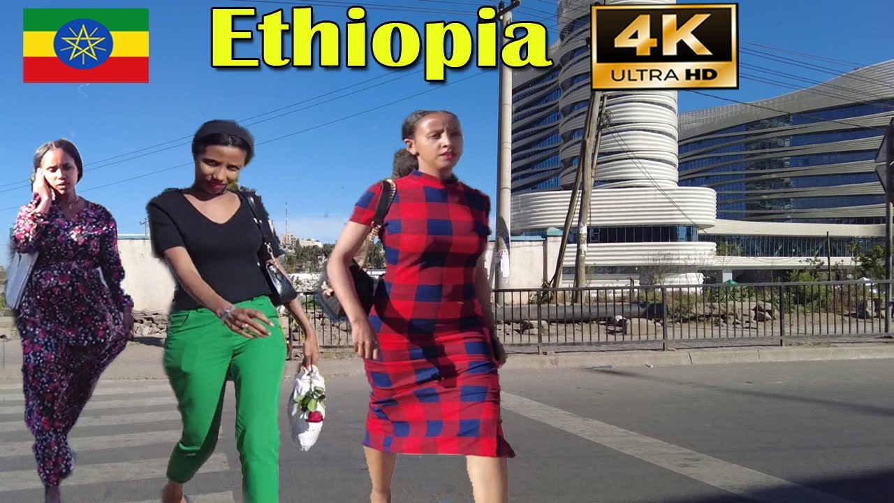 ሃይሌ ጋርመንት- Addis Ababa Walking Tour (366)  Stadium, 🇪🇹 Ethiopia [4K]