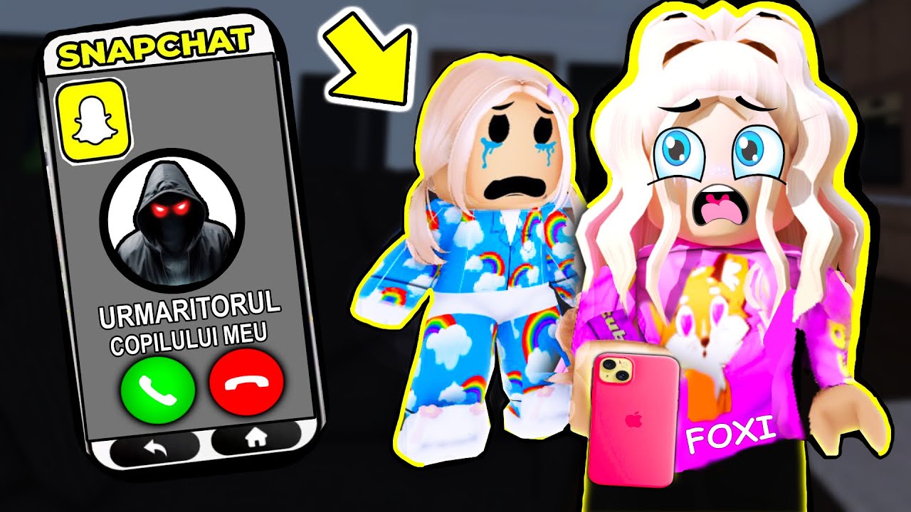 URMARITORUL CREEPY imi URMARESTE COPILUL DE 8 ANI in Roblox Snapchat!!