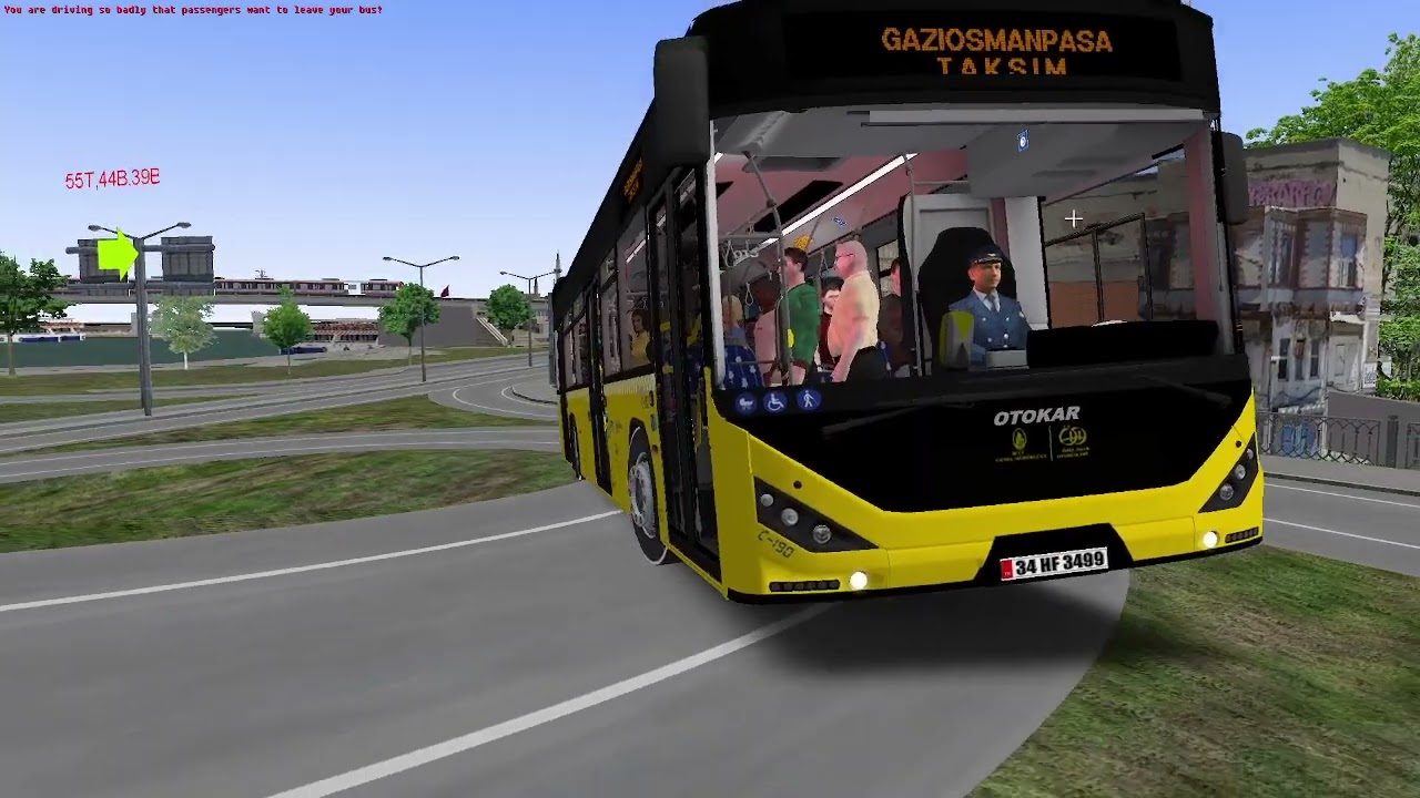OMSİ 2 Otokar KENT 55T-Gaziosmanpaşa Taksim