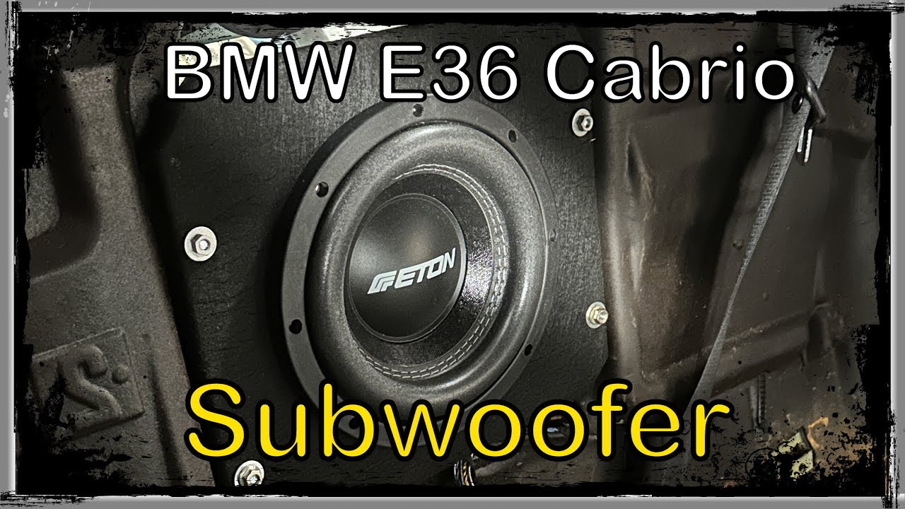 BMW E36 Subwoofer / Eton PW8
