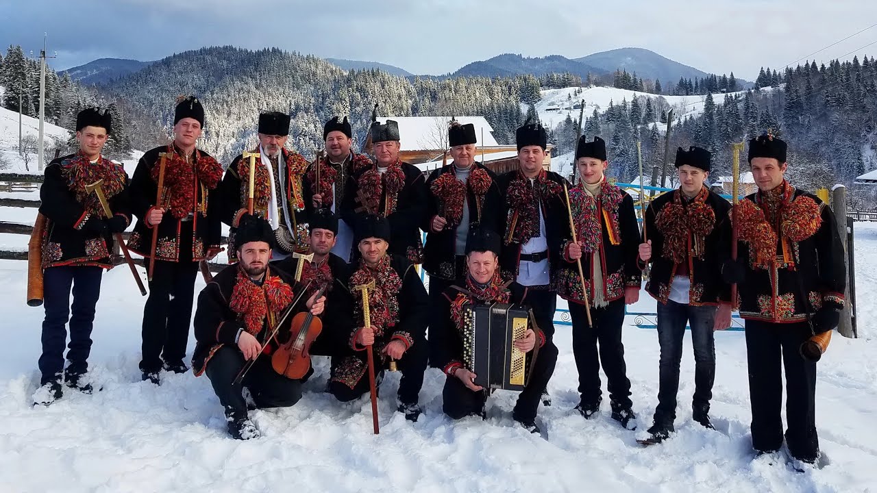 Різдвяна гуцульська коляда у селі Кривопіллі 2022р. Hutsulska koliada