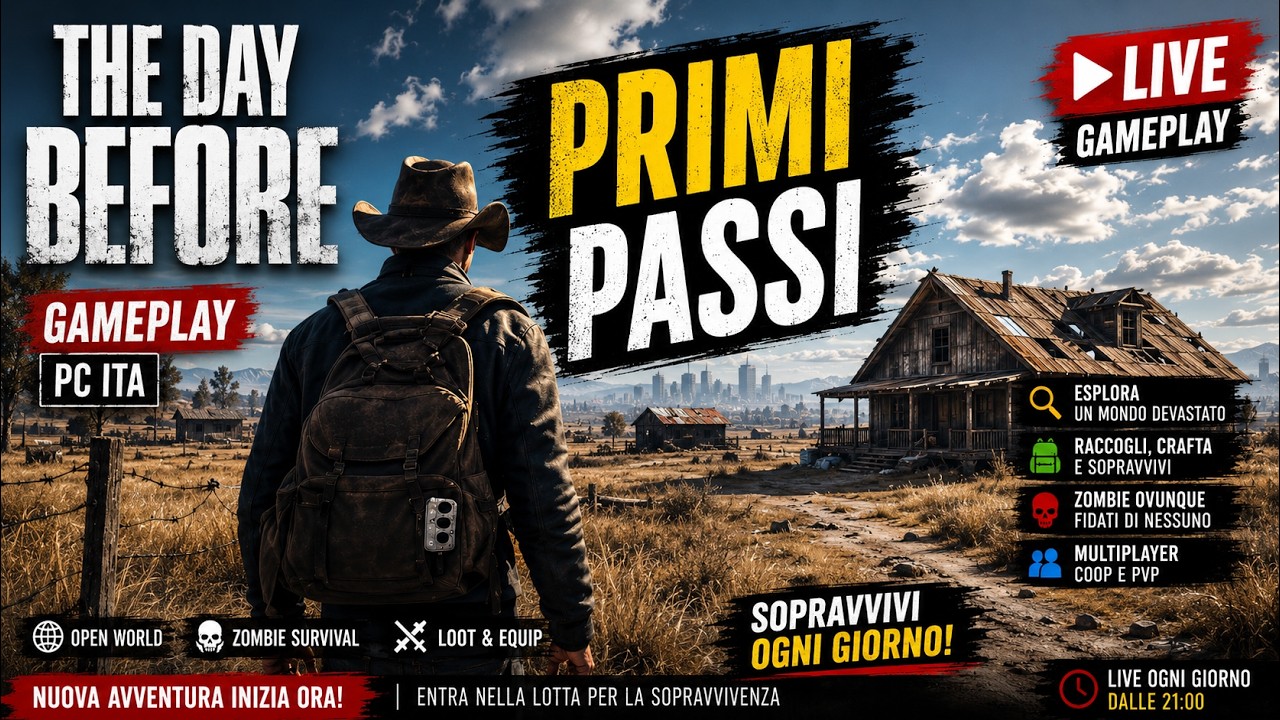 The Day Before - PRIMI PASSI - GAMEPLAY LIVE PC ITA