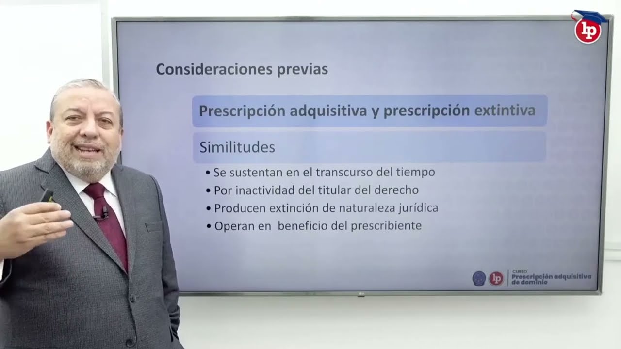 Clase gratuita: La posesión que conduce a la usucapión
