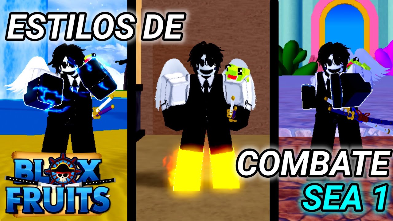 UBICACION DE LOS ESTILOS DE COMBATE SEA 1 || BLOX FRUITS