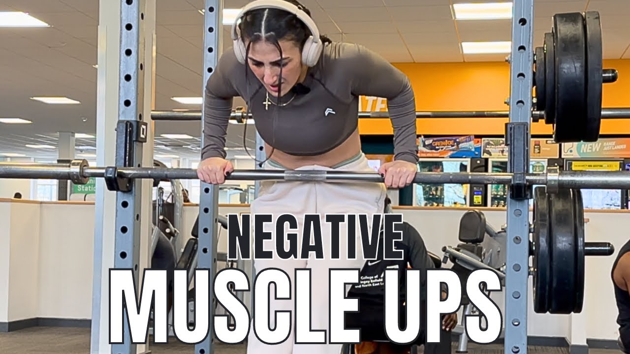 HOW TO DO NEGATIVE MUSCLE UP | BEGINNER