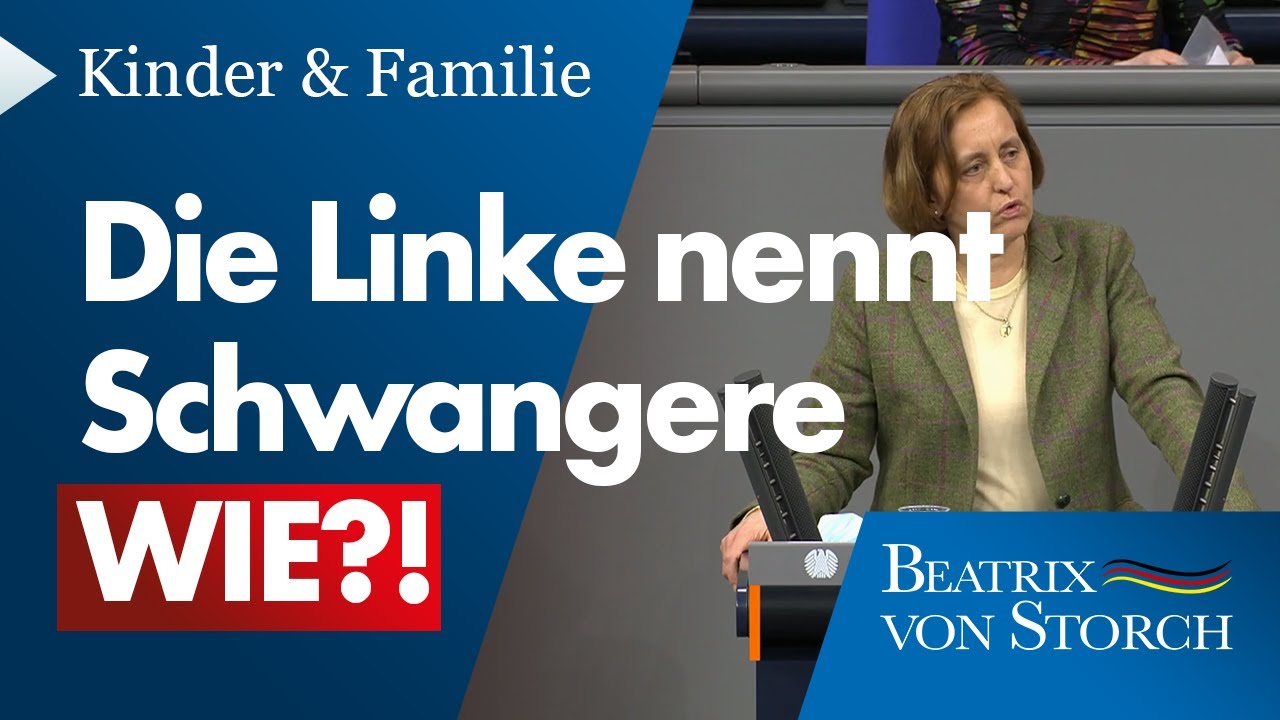 Beatrix von Storch (AfD) - Die Linke und ihr kaputtes Menschenbild - 04.03.2021
