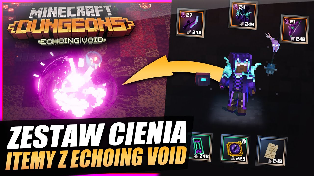ZESTAW CIENIA | Minecraft Dungeons Echoing Void