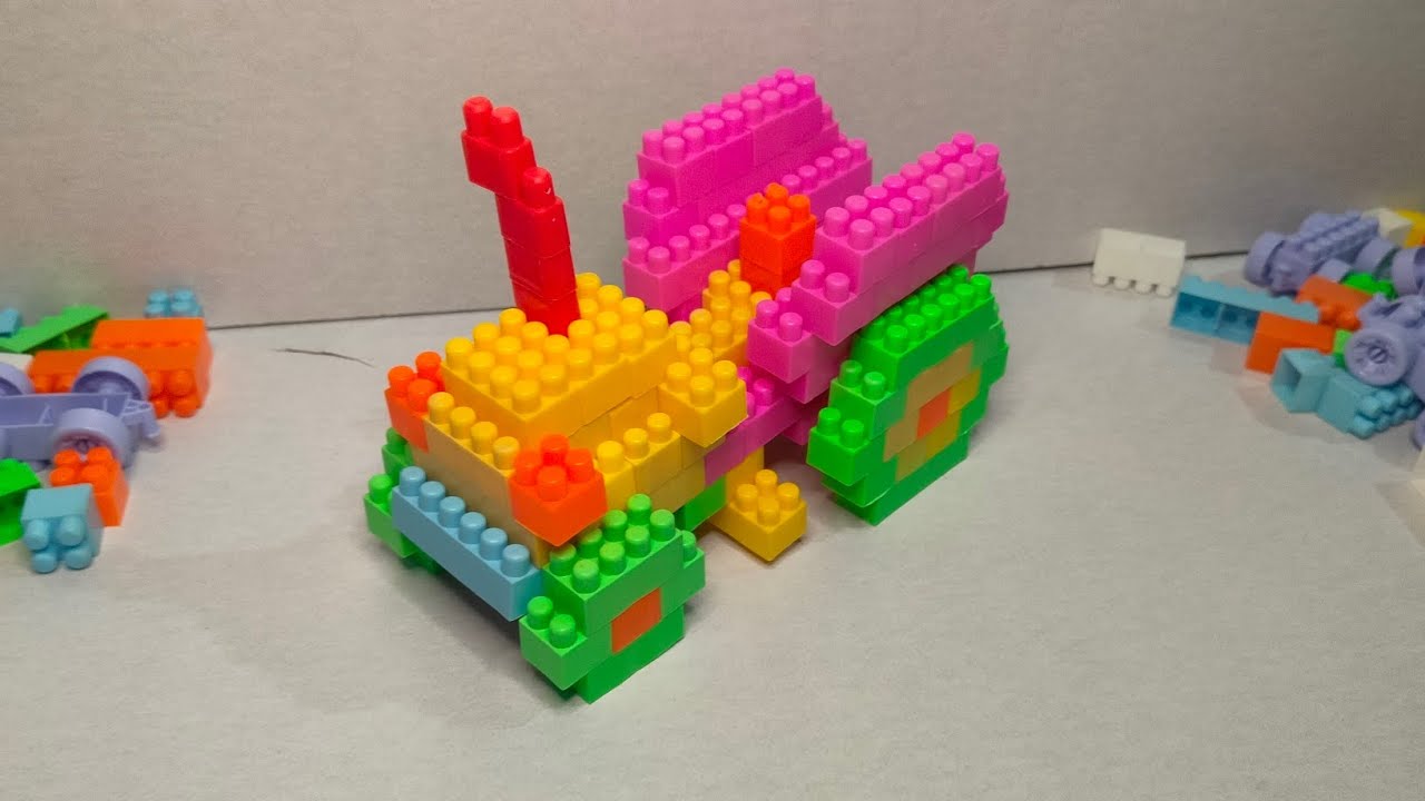 Satisfying DIY Blocks Tractor/ ASMR / Building Blocks/ Blocks Game/ Building Blocks fun.