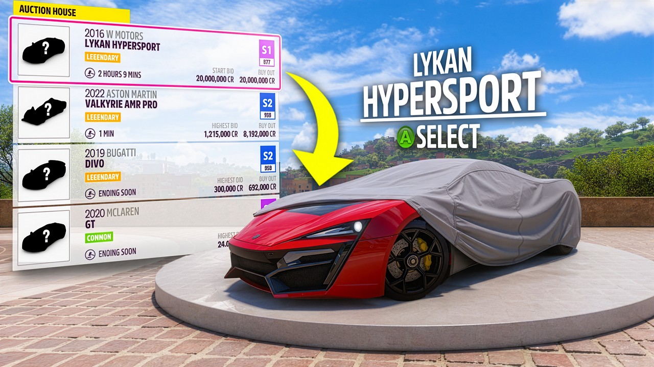 Forza BLIND Auction Challenge!