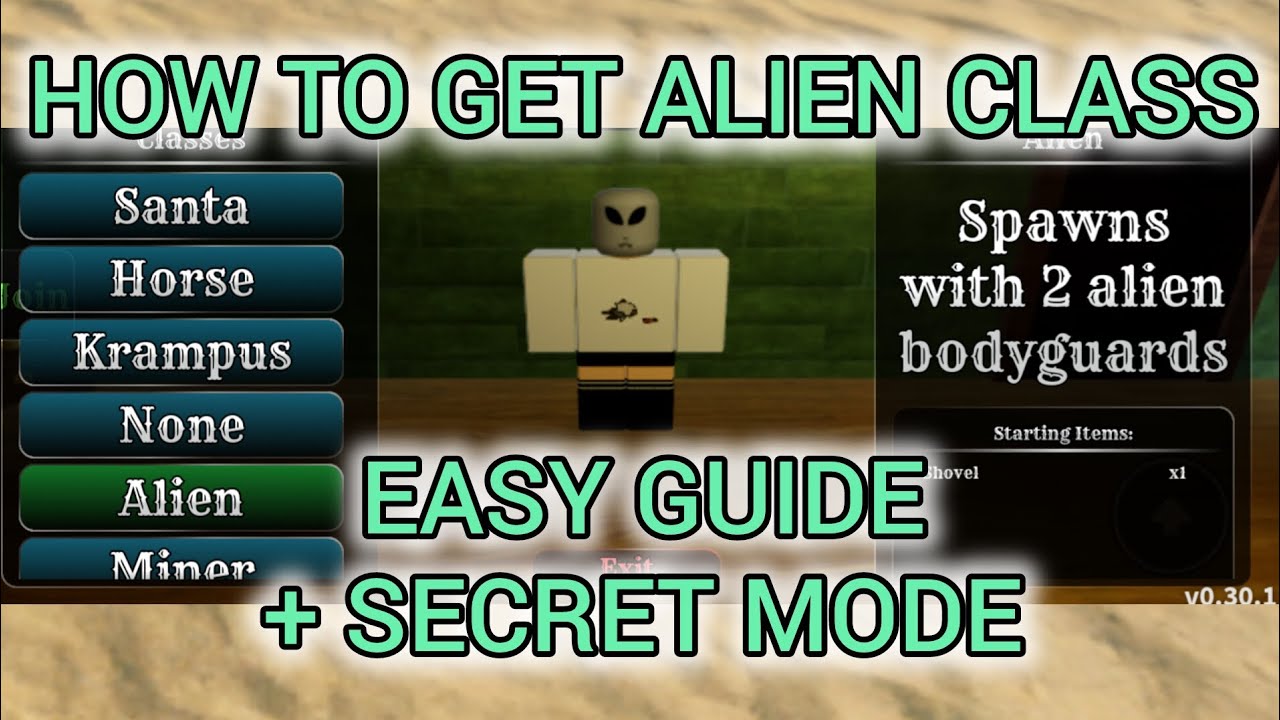 How to get Alien Class on new Secret Mode | Dead Rails