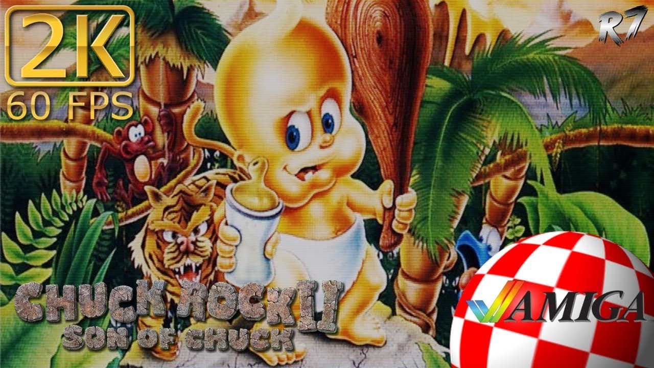 Chuck Rock II: Son of Chuck | Amiga | Longplay | 2K 1440p 50FPS
