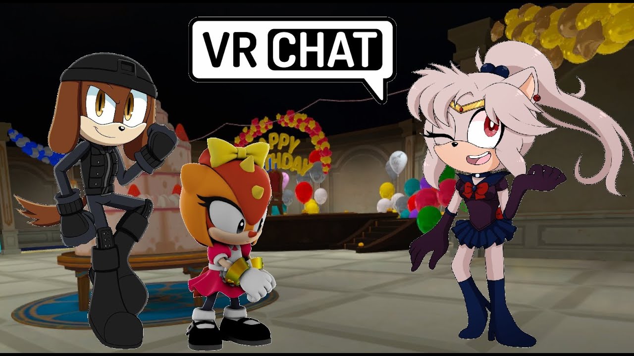 Laz and Peace celebrate Trip's Birthday-VRChat