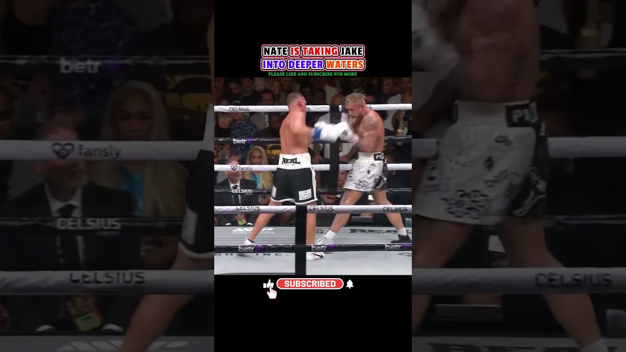 Nate Diaz  VS. Jake Paul  | Fight Highlights    #boxing #action #combat #sports #fight