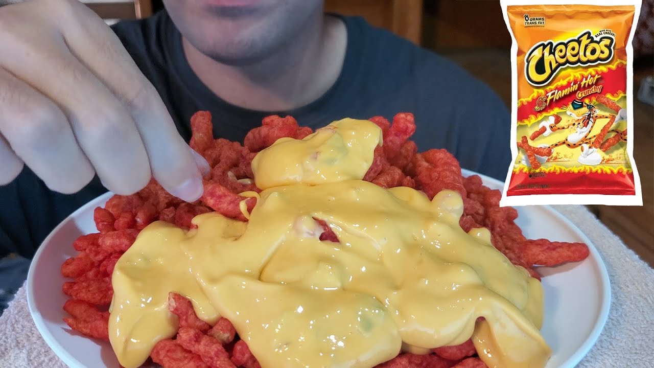 flaming hot cheetos w/ cheese [MUKBANG] [ASMR] [NO TALKING] [w/ vehicle noises]