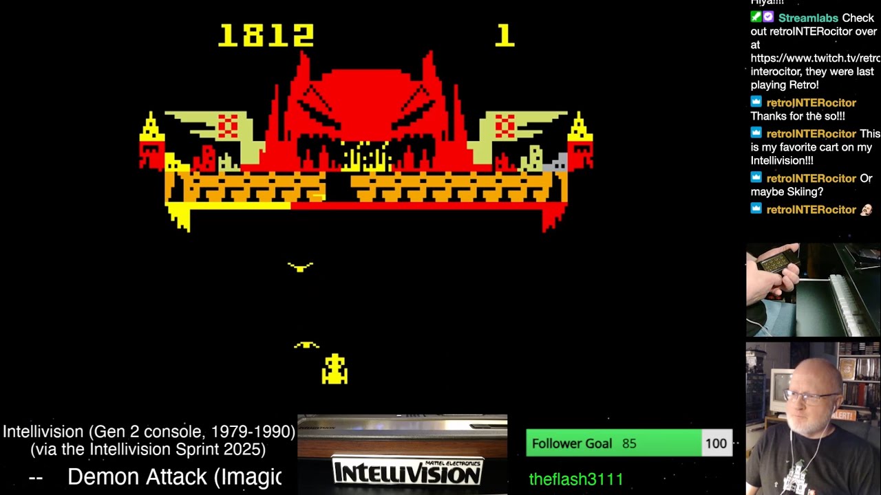 154 Intellivision Sprint - Burgertime, Demon Attack and Tron Deadly Discs via USB stick.