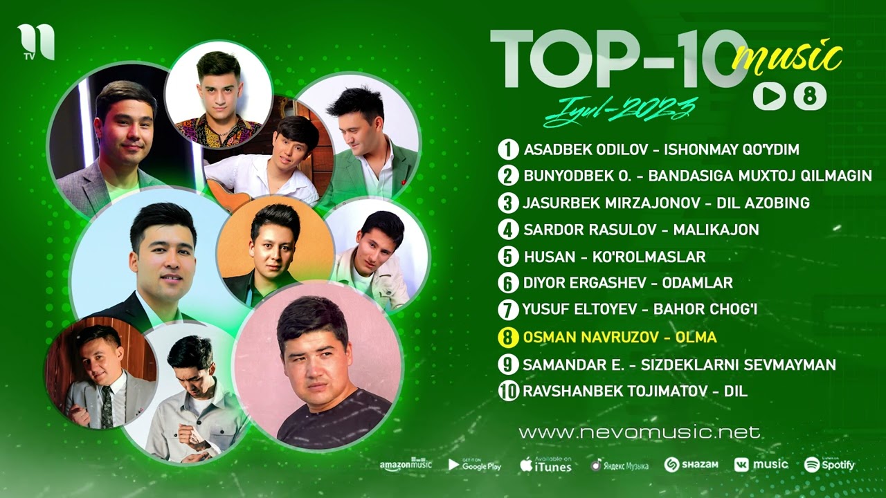 TOP-10 Music Iyul-2023