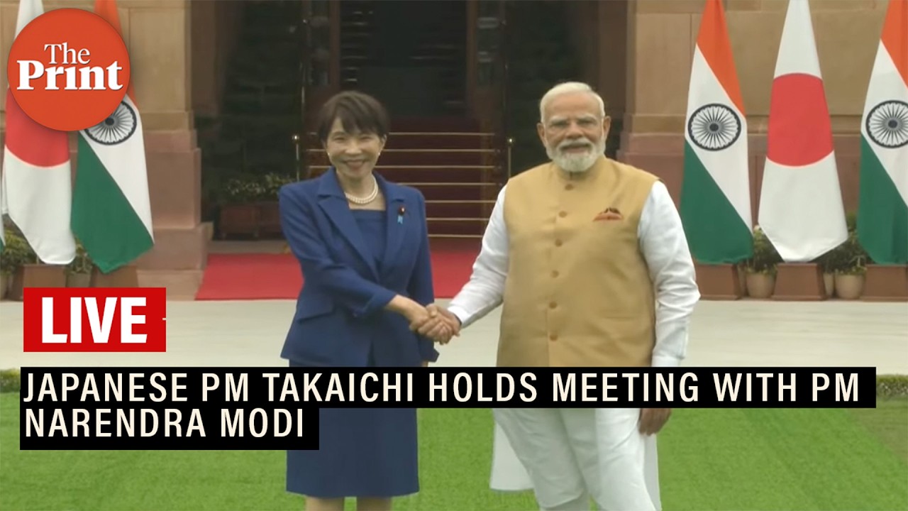 LIVE: Japanese PM Takaichi holds meeting with PM Narendra Modi