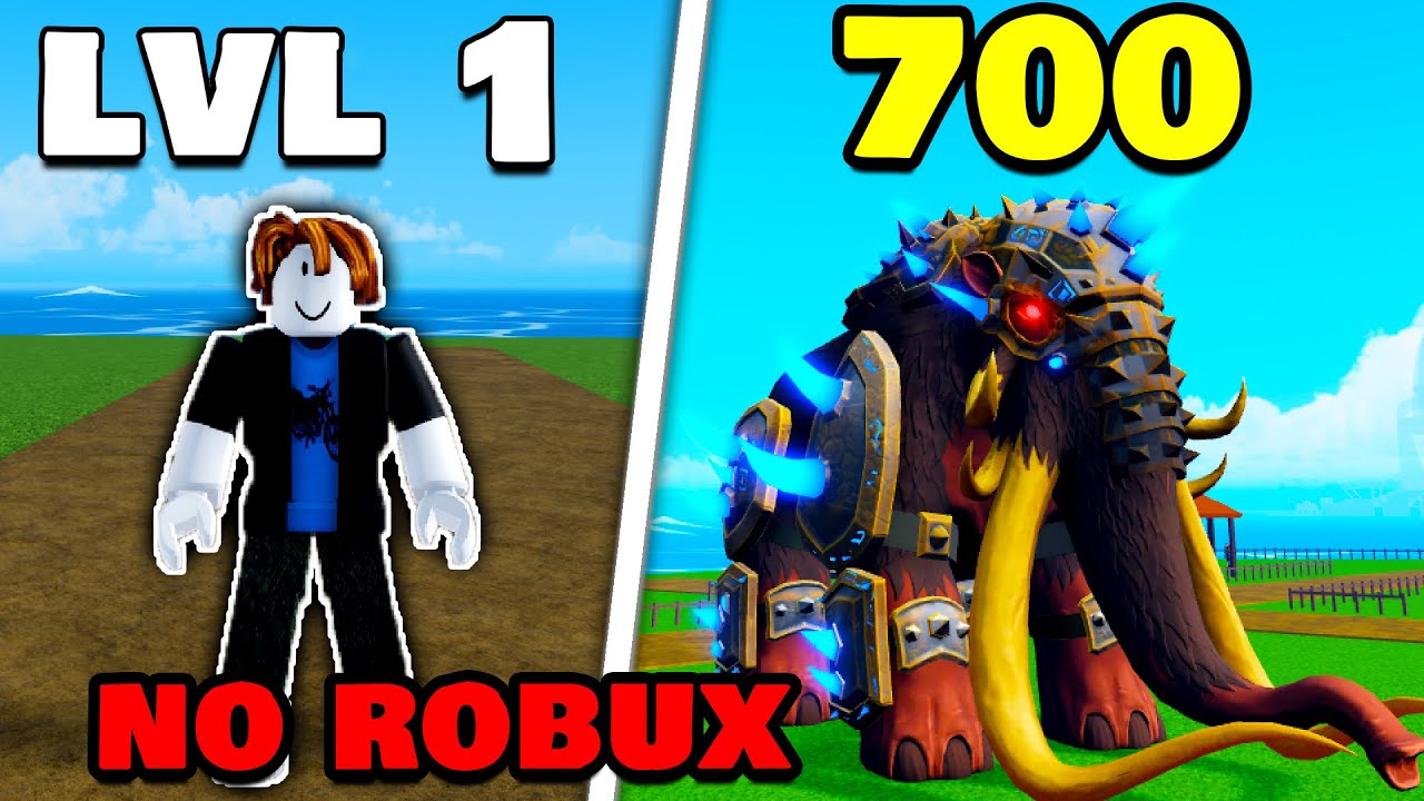 Blox Fruits Noob до максимального уровня без робуксов [HINDI]