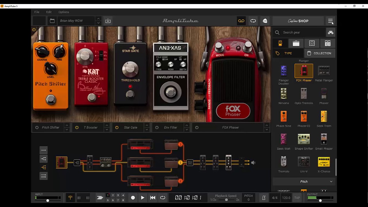 Using Line 6 Helix to Control Amplitube 5 Brian May