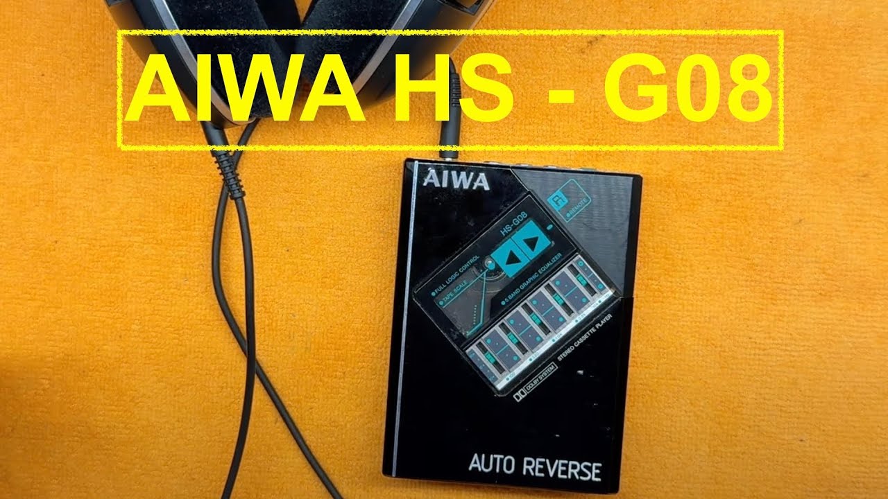 AIWA HS G08 walkman - cassette player repair fix #diy #repair #japan E0091