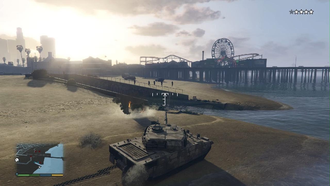 Grand Theft Auto V le tank et ses limites