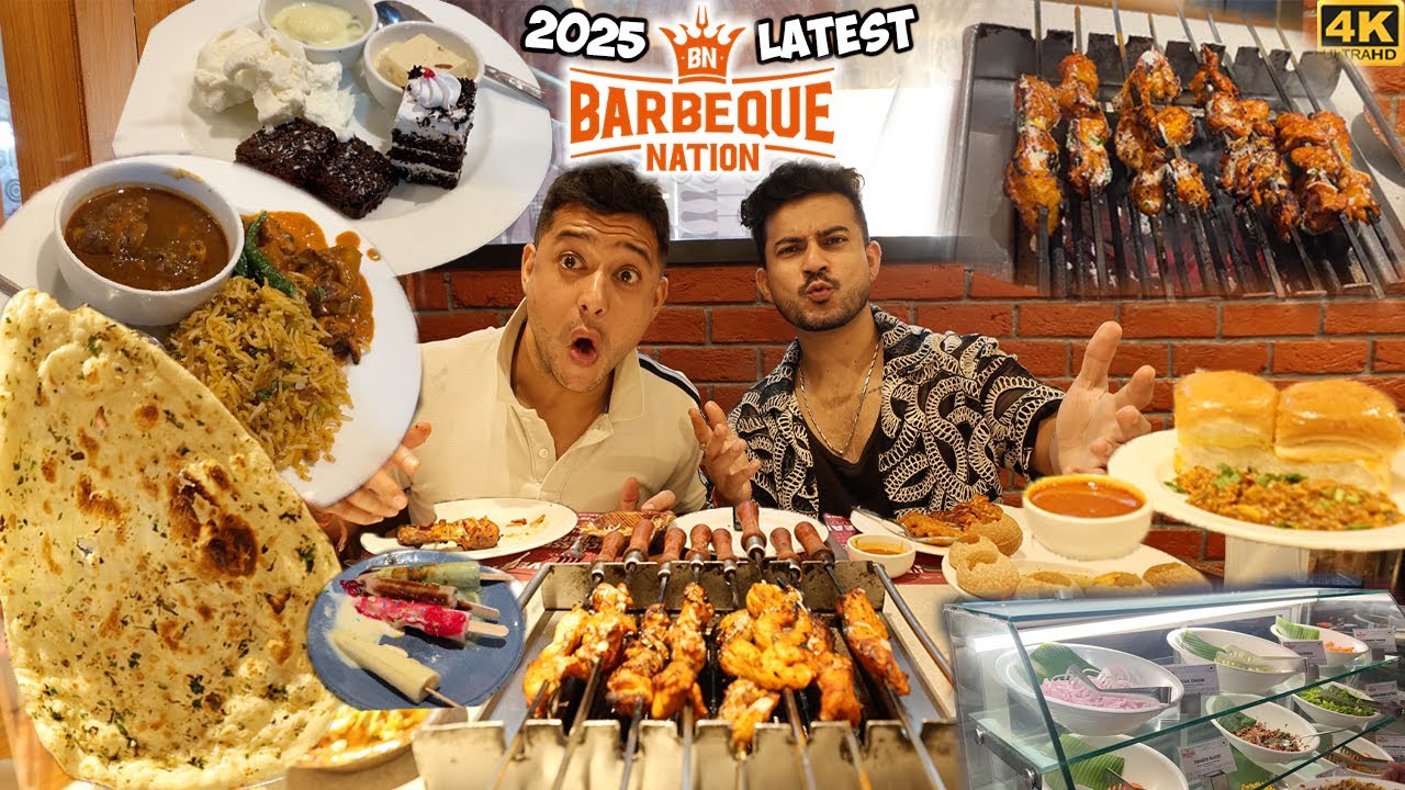 UNLIMITED FOOD BUFFET 😱 WITH PRAVEEN SALAL @praveensalal AT BARBEQUE NATION @barbequenation