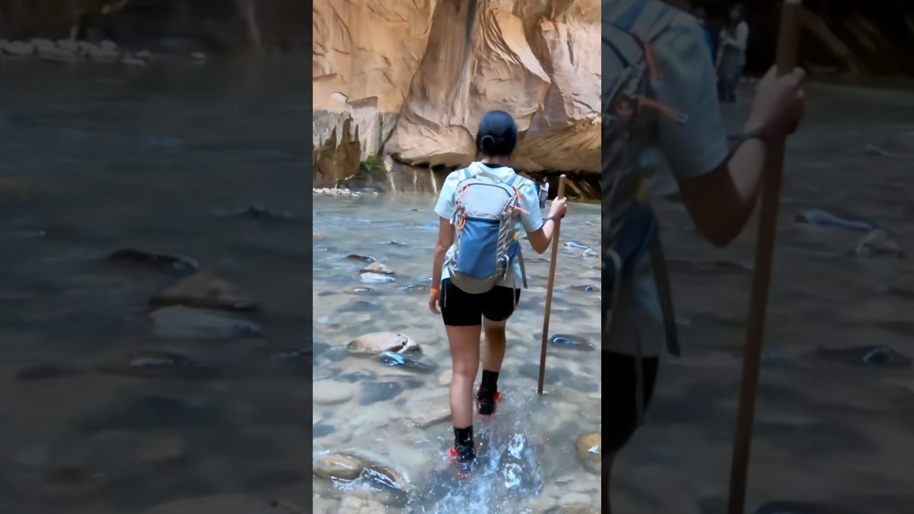 The Narrows hike Zion National Park #hiking