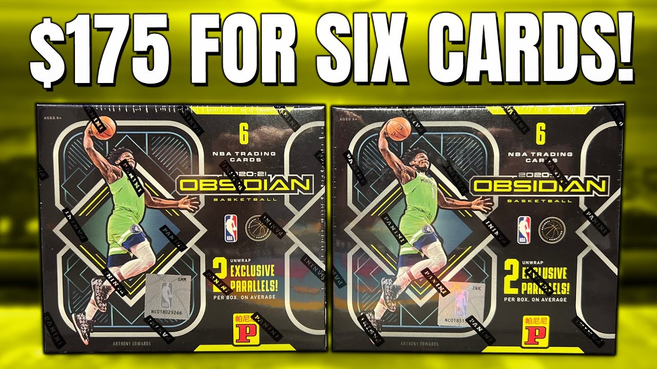 $175 FOR SIX CARDS | 2020-21 Panini Obsidian T-Mall NBA Box  Review