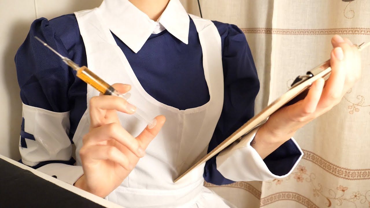 *ASMR*怪しいナースの実験台となる nurse Role play*声あり*