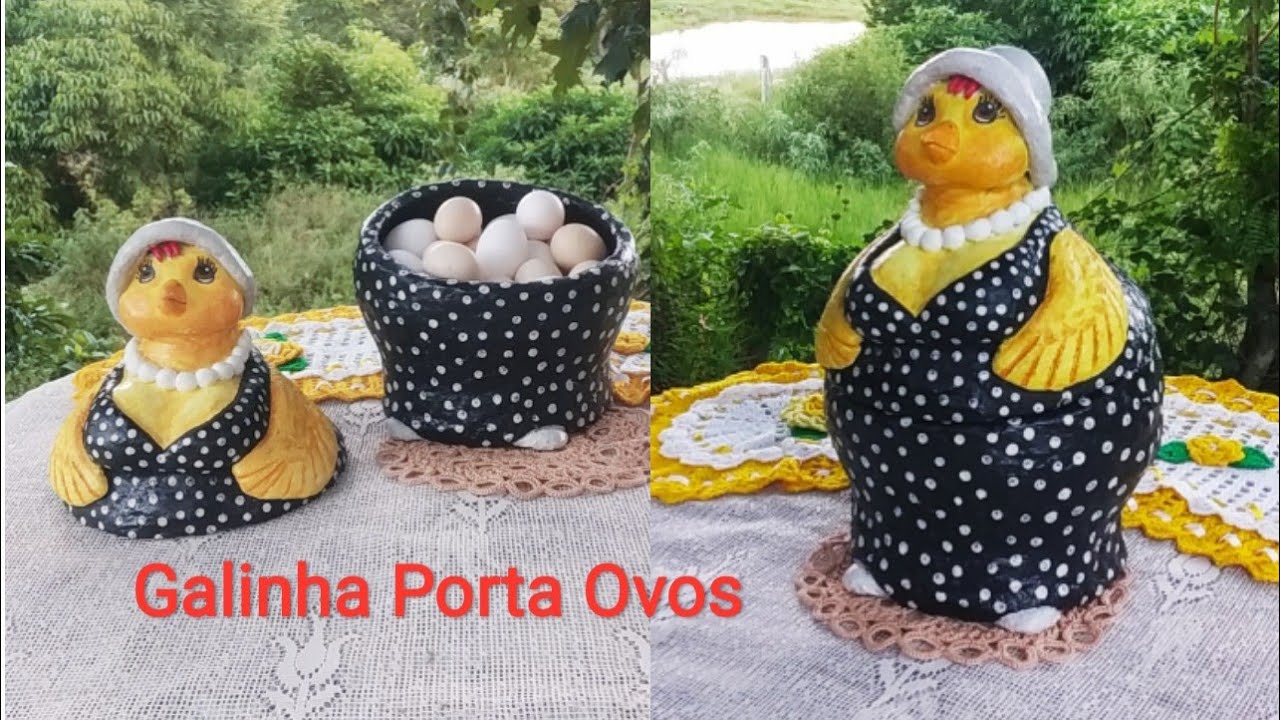Como Fazer Galinha Porta ovos  Do  Jeito Mais Fácil Que Existe