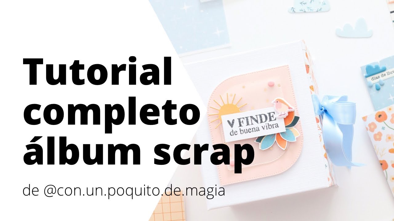 tutorial álbum con caja de acetato