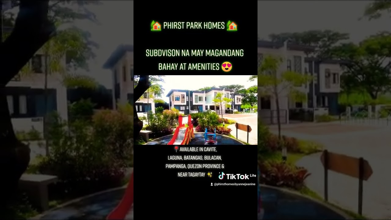 Beautiful Homes w/ World Class Amenities! 🏡 #phirstparkhomes  #houseandlotforsaleph #murangbahay