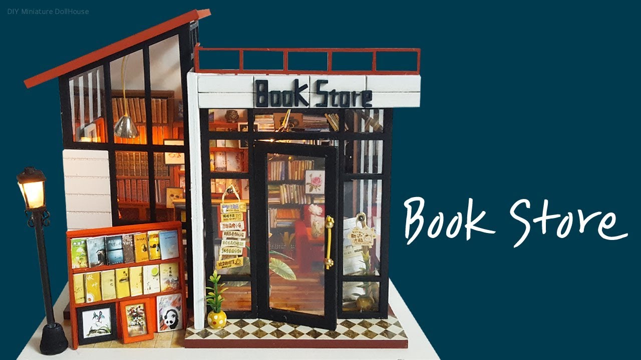 DIY Miniature DollhouseㅣBook Store 2ㅣ서점 미니어처ㅣ박소소