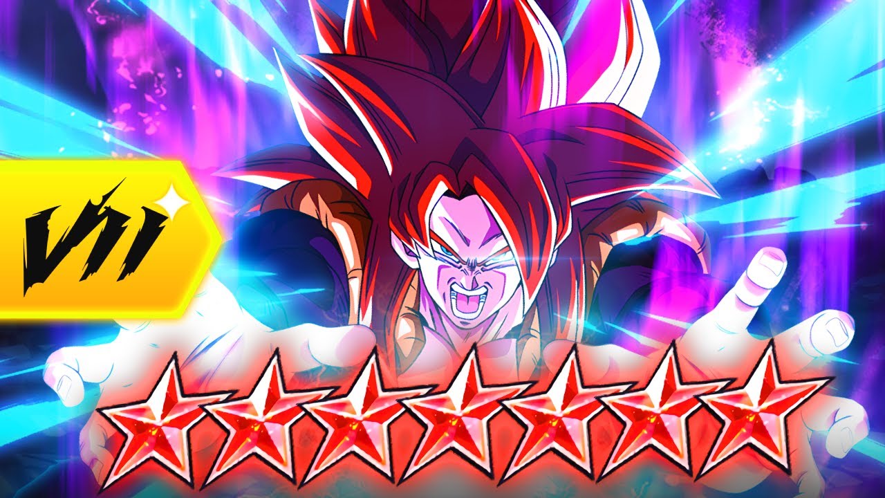 CON UN DEDO☝ ME BASTA😜GOGETA SUPER SAIYAN 4 ZENKAI 7 Dragon Ball Legends