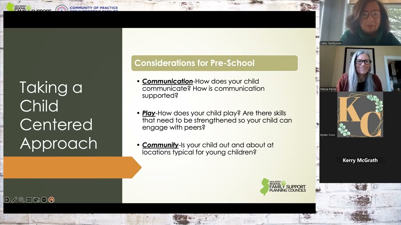 Transition from the Early Intervention Programs to Pre-School System