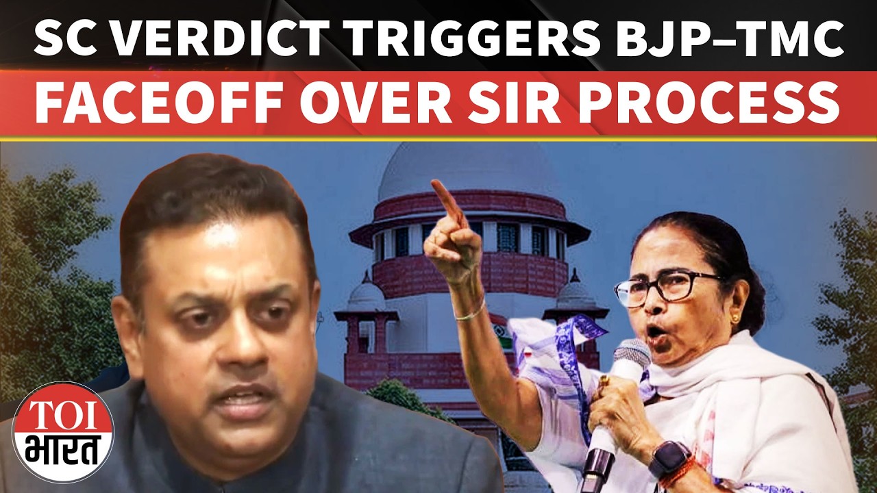 SC Verdict on SIR Sparks BJP–TMC Faceoff as Patra Slams Mamata, TMC Pushes Back