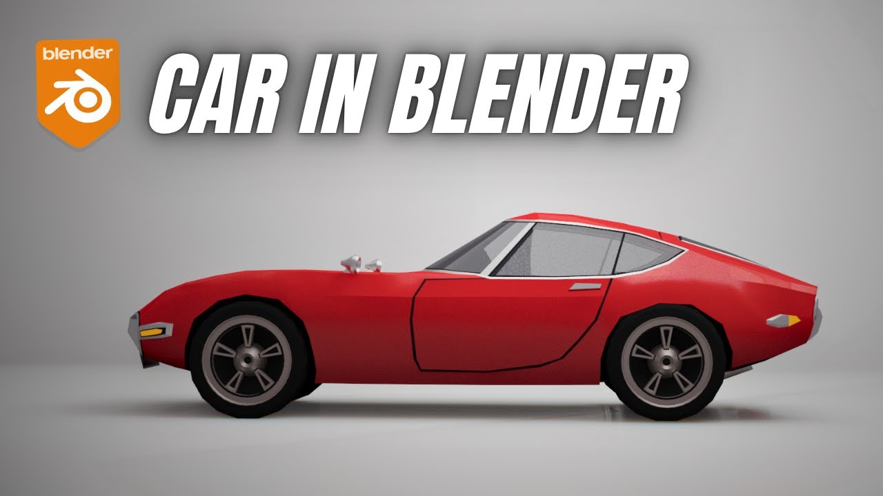 Sport car in blender - Full modeling Tutorial