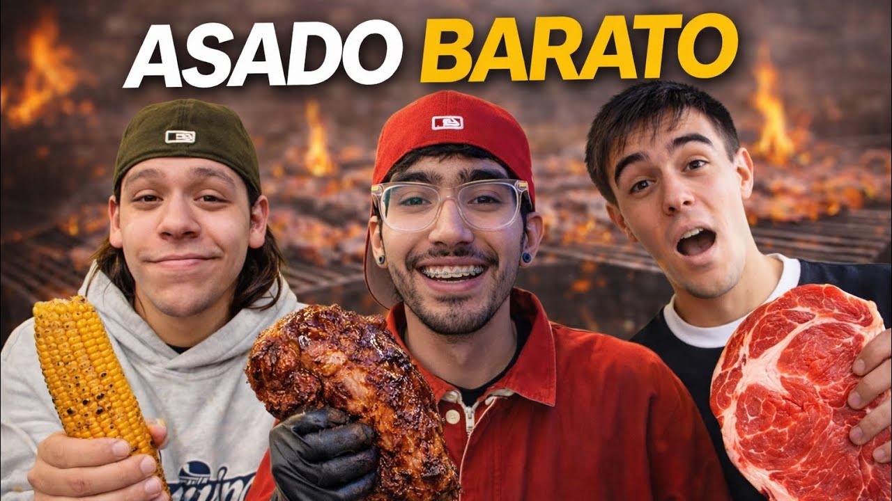 ASADO CON 20.000 PESOS *muy economico ft. @elcristiangonzalez9091 @elbarrialdepanda