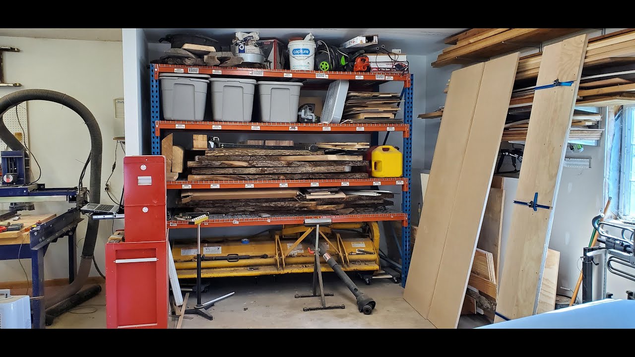 Using pallet racking for workshop storage