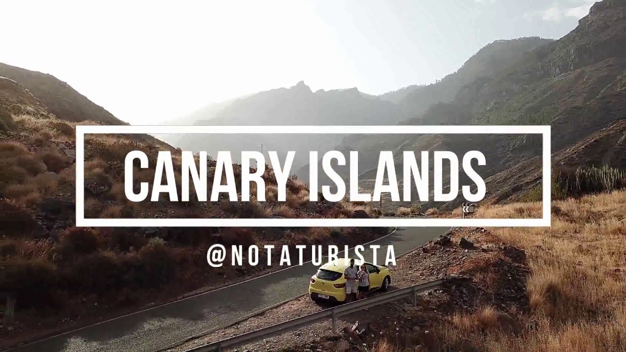 Epic aerial movie of Canary Islands, Spain - filmed in 4K