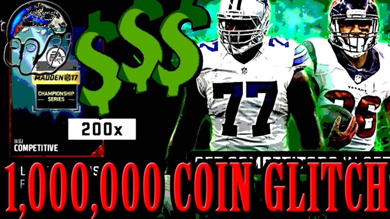 Madden 17 Competitive 200 Badge SET GLITCH! 1,000,000 Coin Come UP! (MUT 17 PS4)