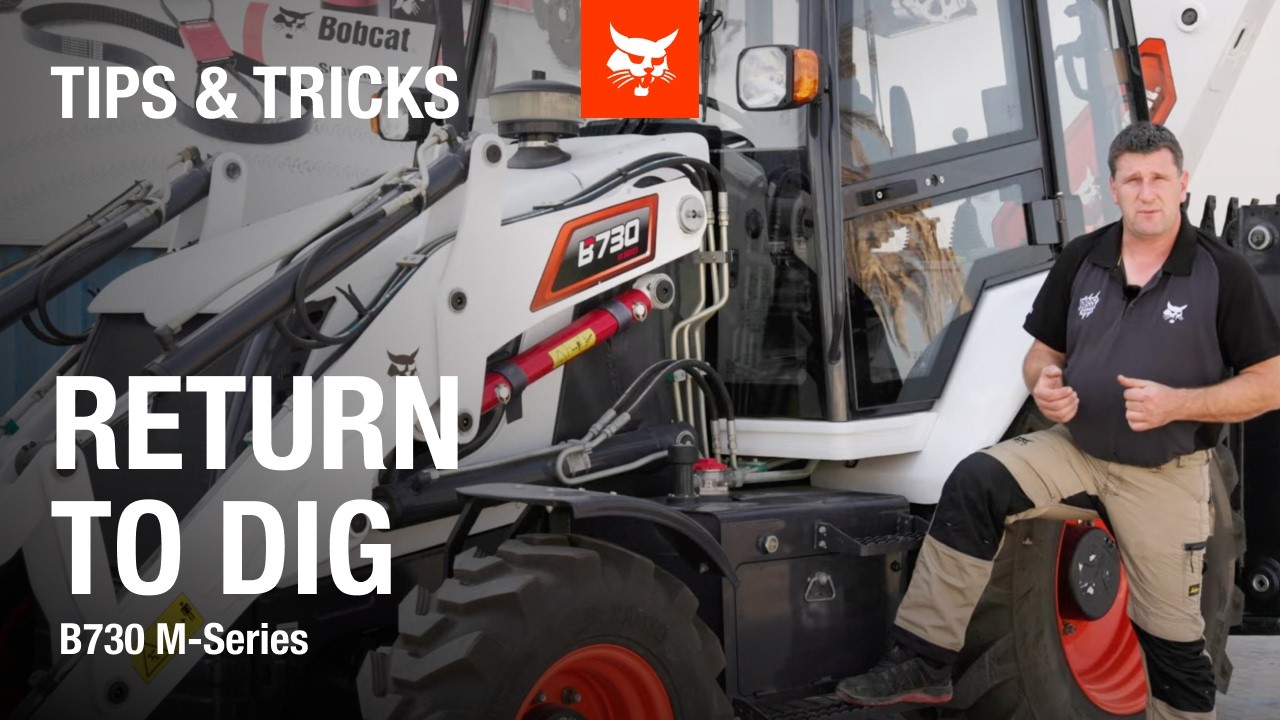Backhoe Loader B730 M-Series - Return to dig
