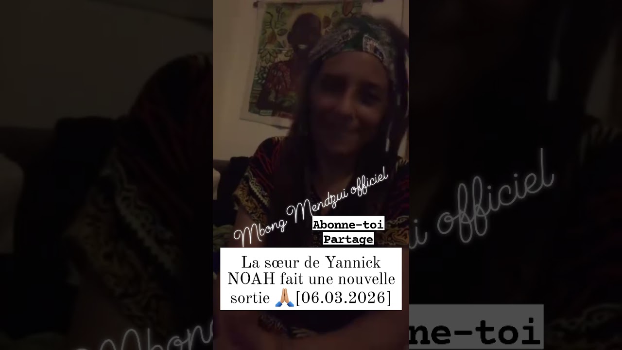 La sœur de Yannick NOAH fait une nouvelle sortie 🙏🏼[06.03.2026] (🔔ABONNE-TOI, Like & Partage 👇🏾👀👍🏽)