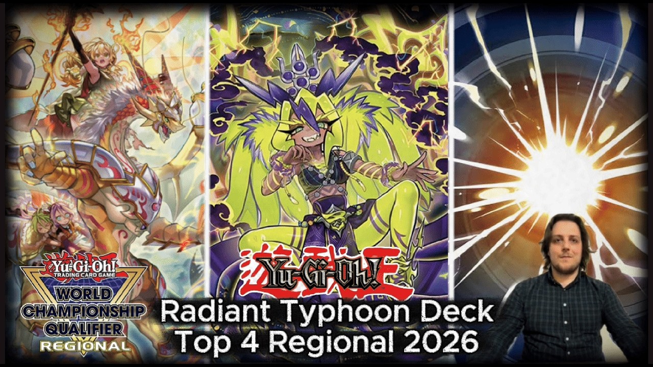 Колода Radiant Typhoon из 4 лучших региональных турниров Yu-Gi-Oh! 2026 года