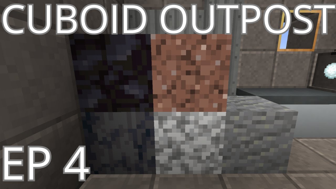 Minecraft cuboid outpost - ep: 4 - Avançando para a Era da Pedra e novos minérios!