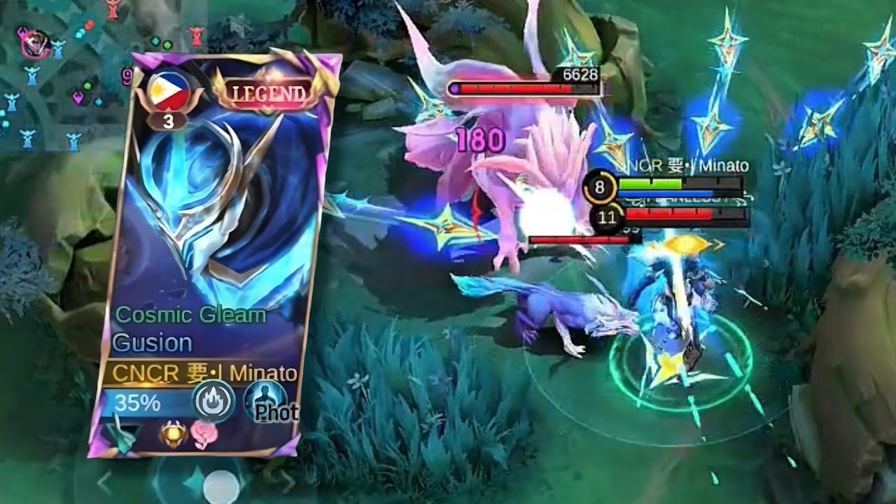 Gusion Legend skin Gameplay|Intense Match|