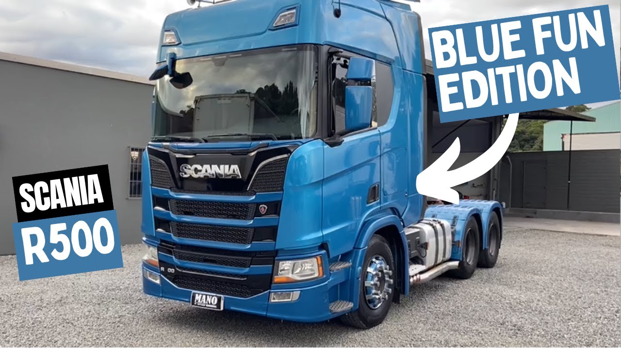SCANIA R 500 6X4 - 2020 | BLUE FUN EDITION |CAMINHÃO À VENDA | MANO CAMINHÕES